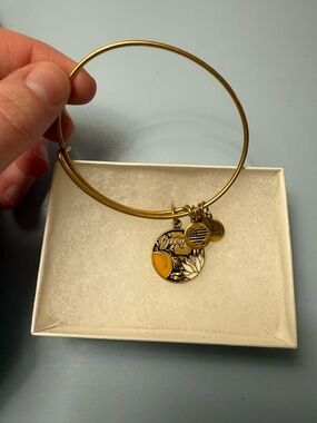 Alex and Ani Georgia Charm Bangle | Gold | State Charm Bracelet
